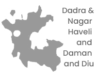 Dadra & Nagar Haveli and Daman and Diu Travel Map